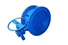 Затвор дисковий Ду 2400 Ру 2,5 з гумовим ущільненням