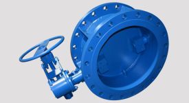 Затвор поворотний дисковий Ду 350 Ру 16 трьохексцентриситетний