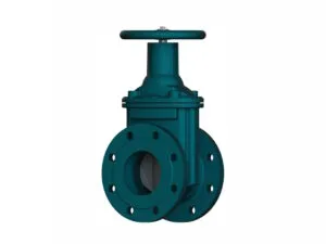 Засувка клинова лита з гумовим клином