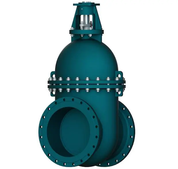 Засувка паралельна лита з невисувним шпинделем